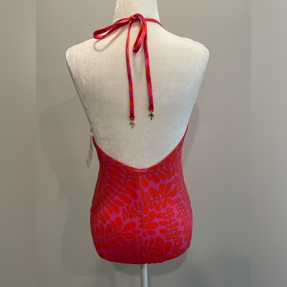 NWT Trina Turk Trellis Plunge One Piece Swimsuit - Picture 5 of 13